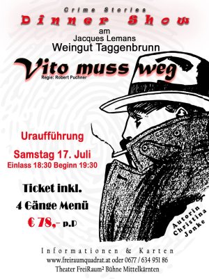 Dinner-Krimi "Vito muss weg" von Christina Jonke